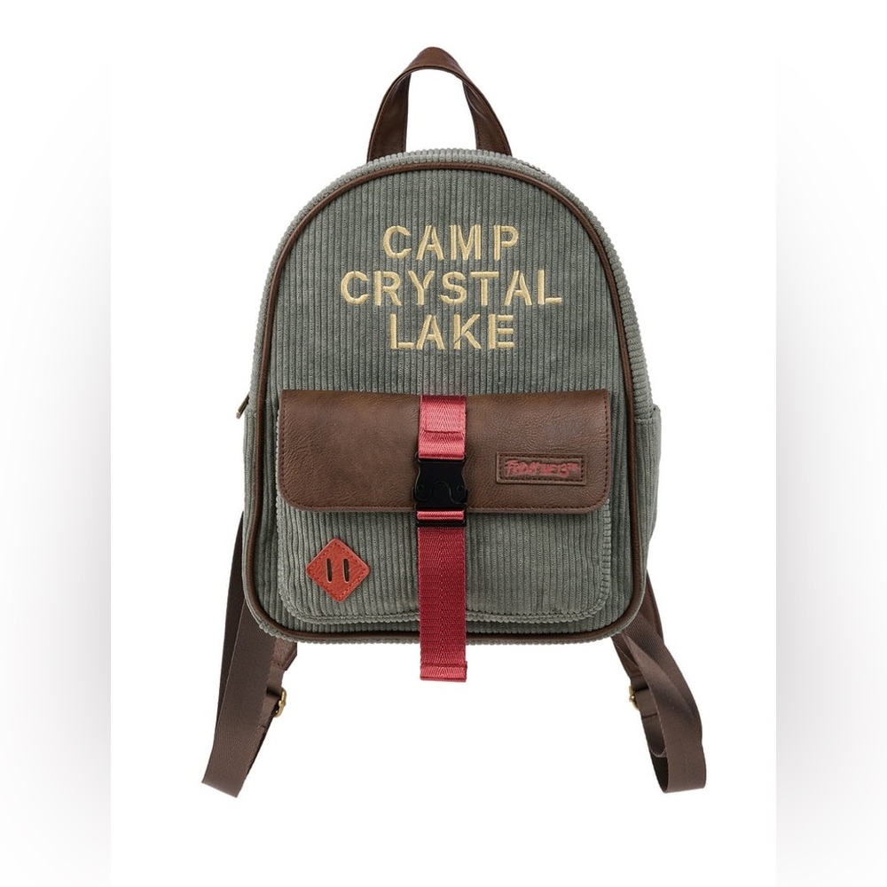NWT Bioworld Friday The 13th Corduroy Backpack